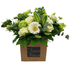 Boeket wit en groen