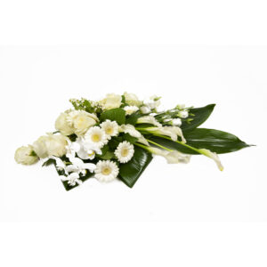 Afscheidsbloemen witte kleuren