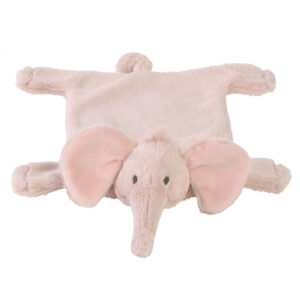 Knuffeldoek olifant roze met voetjes